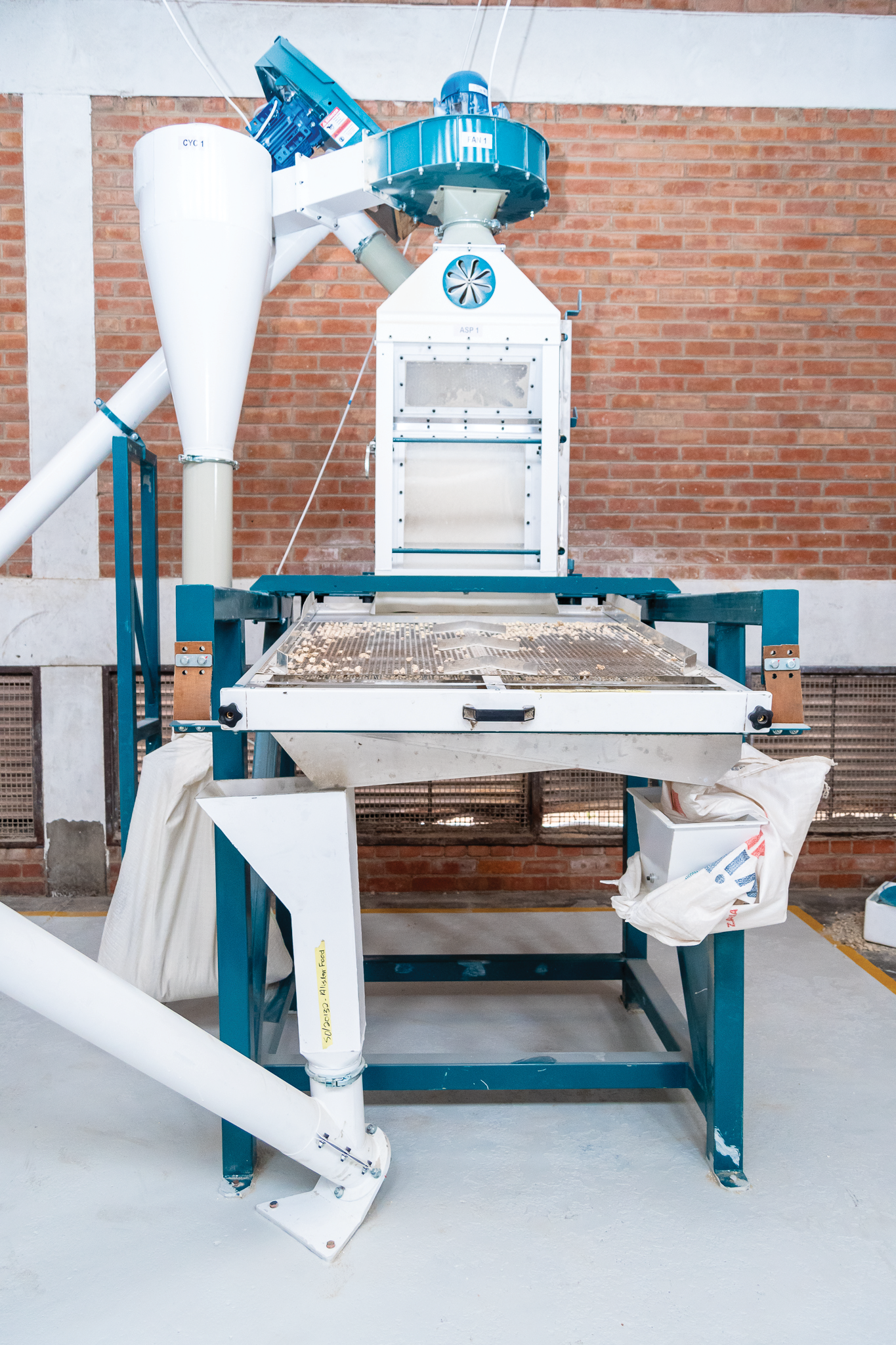 Food processing machine inside the Alistar facility