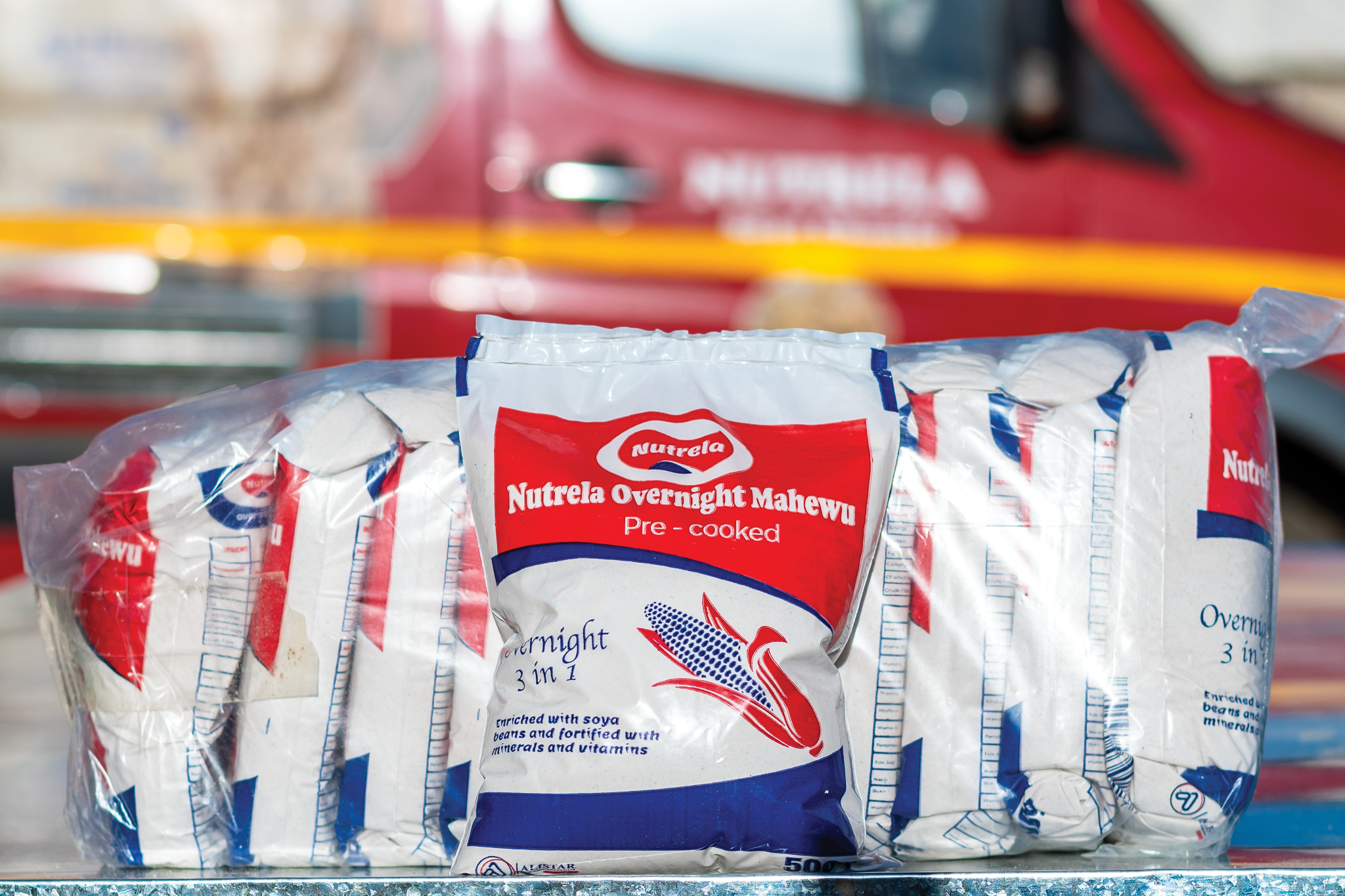 Nutrela Overnight Mahewu product pack in branded wrapping